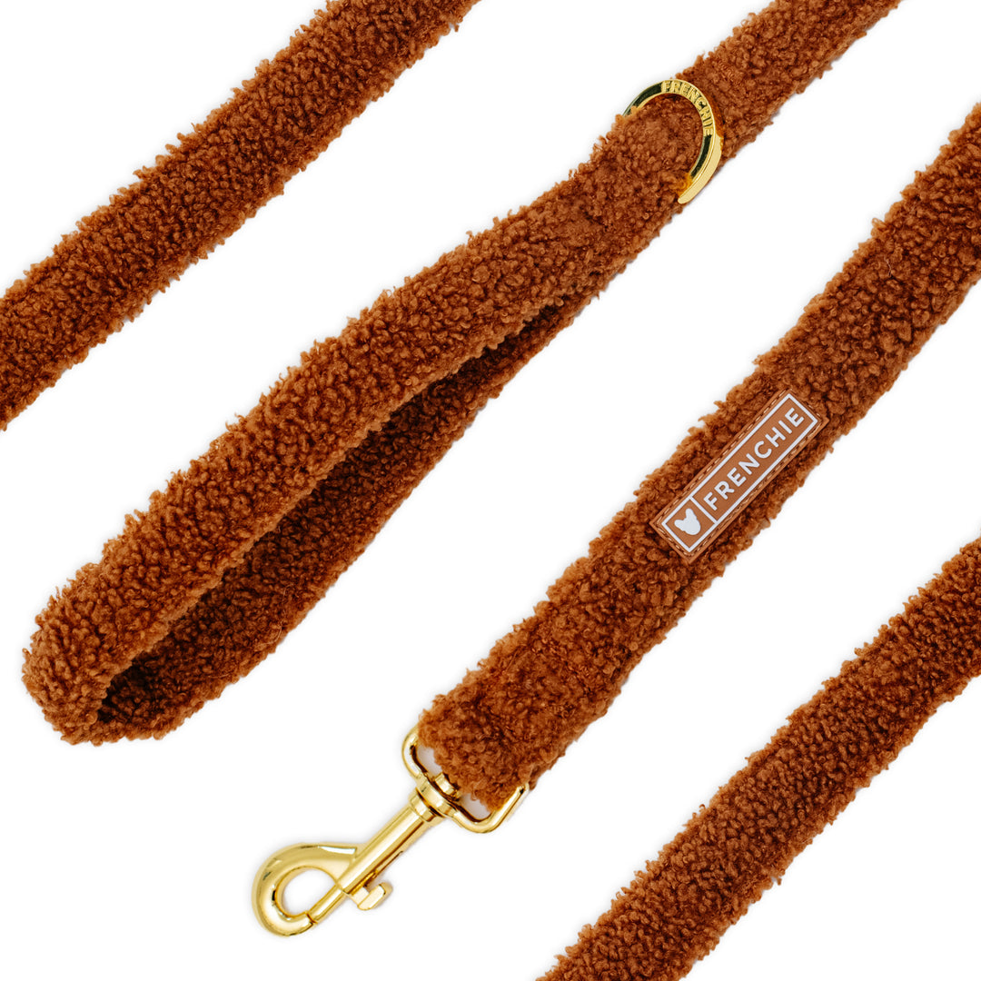 Frenchie Comfort Leash - Teddy Brown