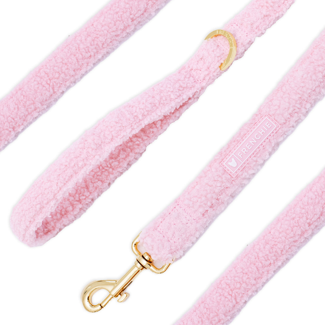Frenchie Comfort Leash - Teddy Pink