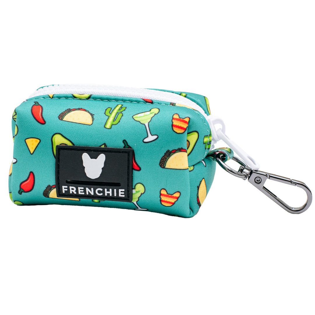 Frenchie Poo Bag Holder - Taco Tuesday- Green