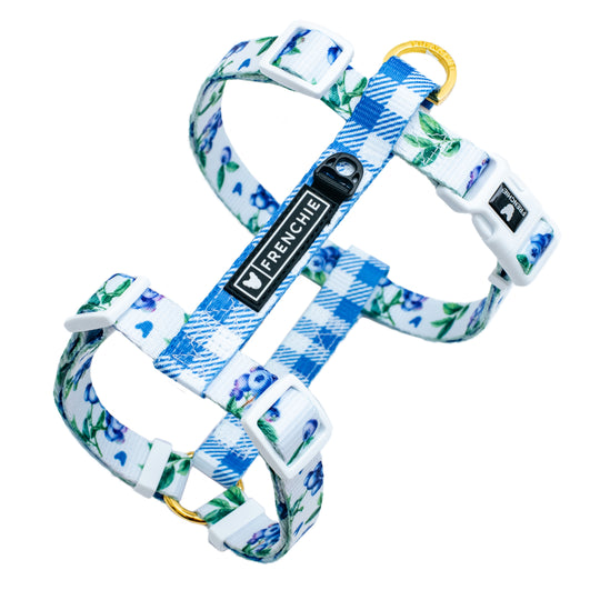 Frenchie Strap Harness - Blueberry