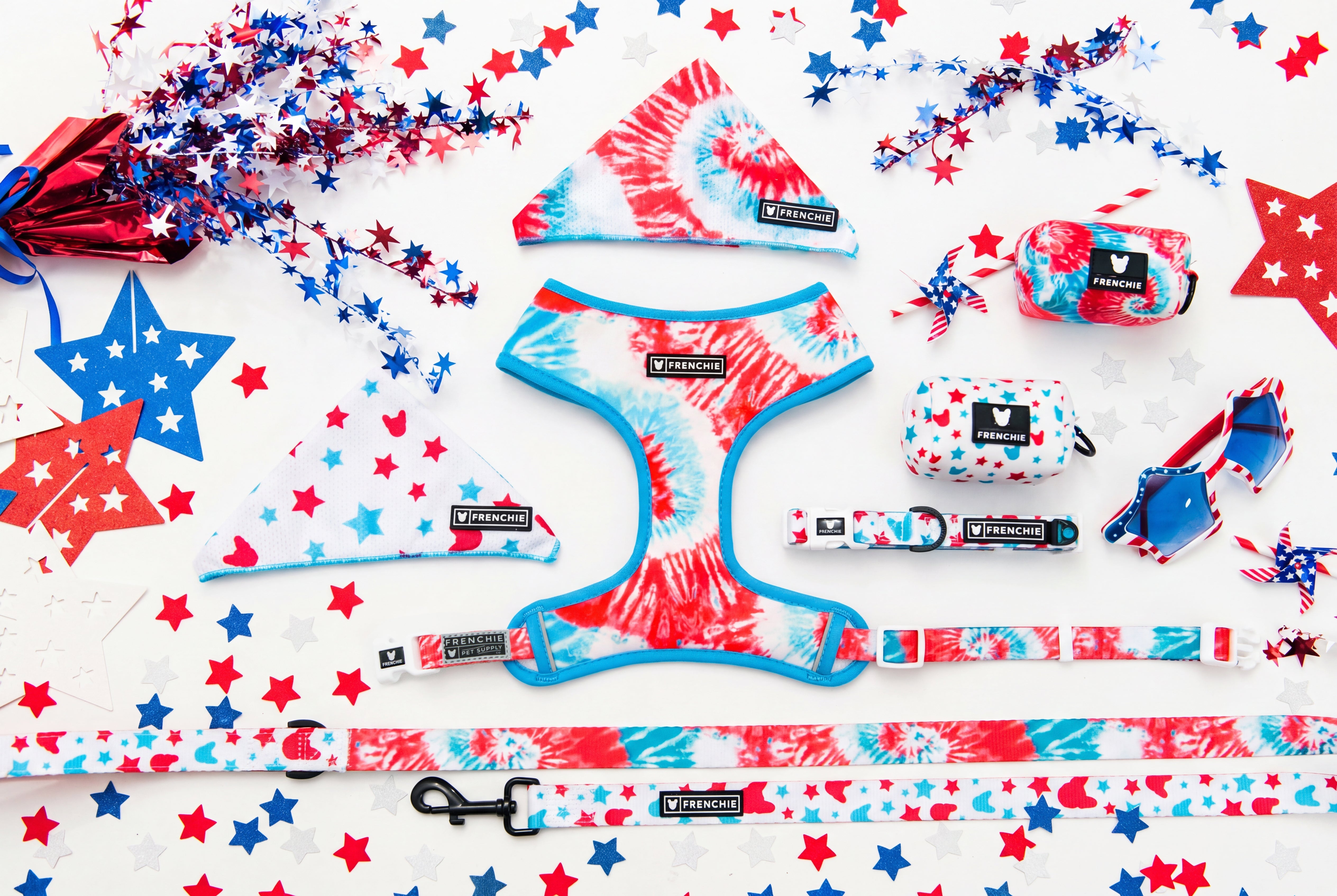 Red, White, & Blue Tie Dye