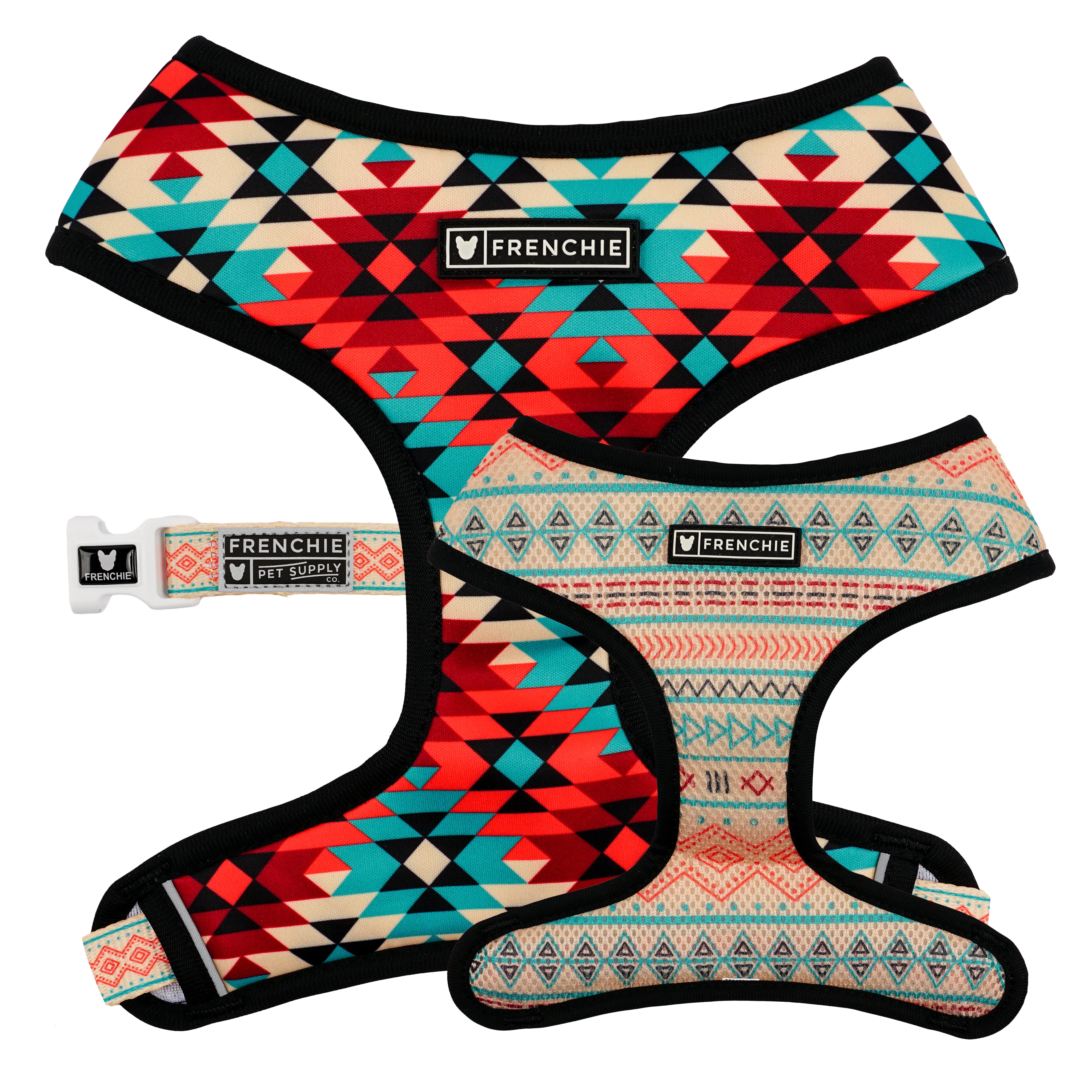 Frenchie Duo Reversible Harness - High Noon – Frenchie Bulldog