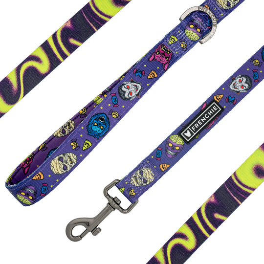 Frenchie Comfort Leash - Halloween Masks