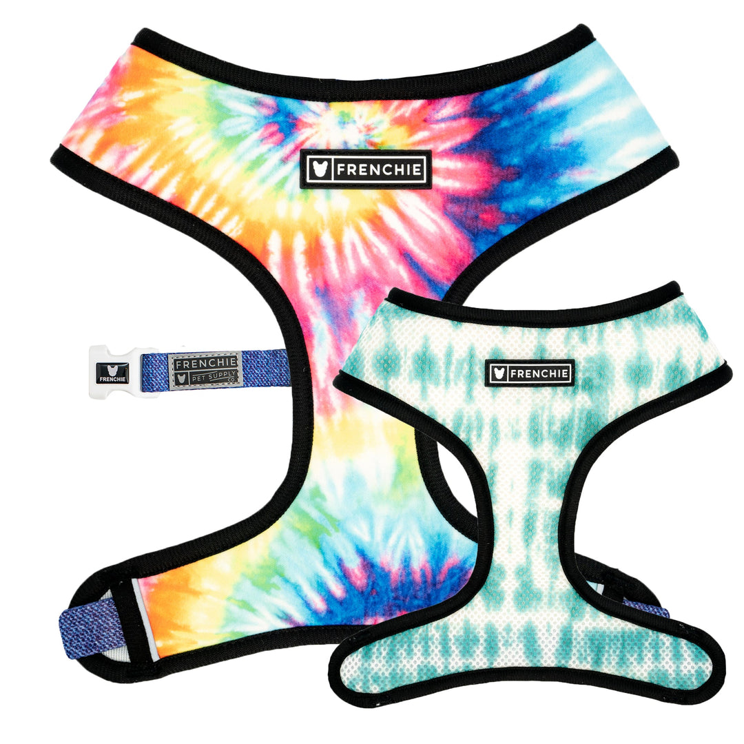 Frenchie Duo Reversible Harness - Tie Dye