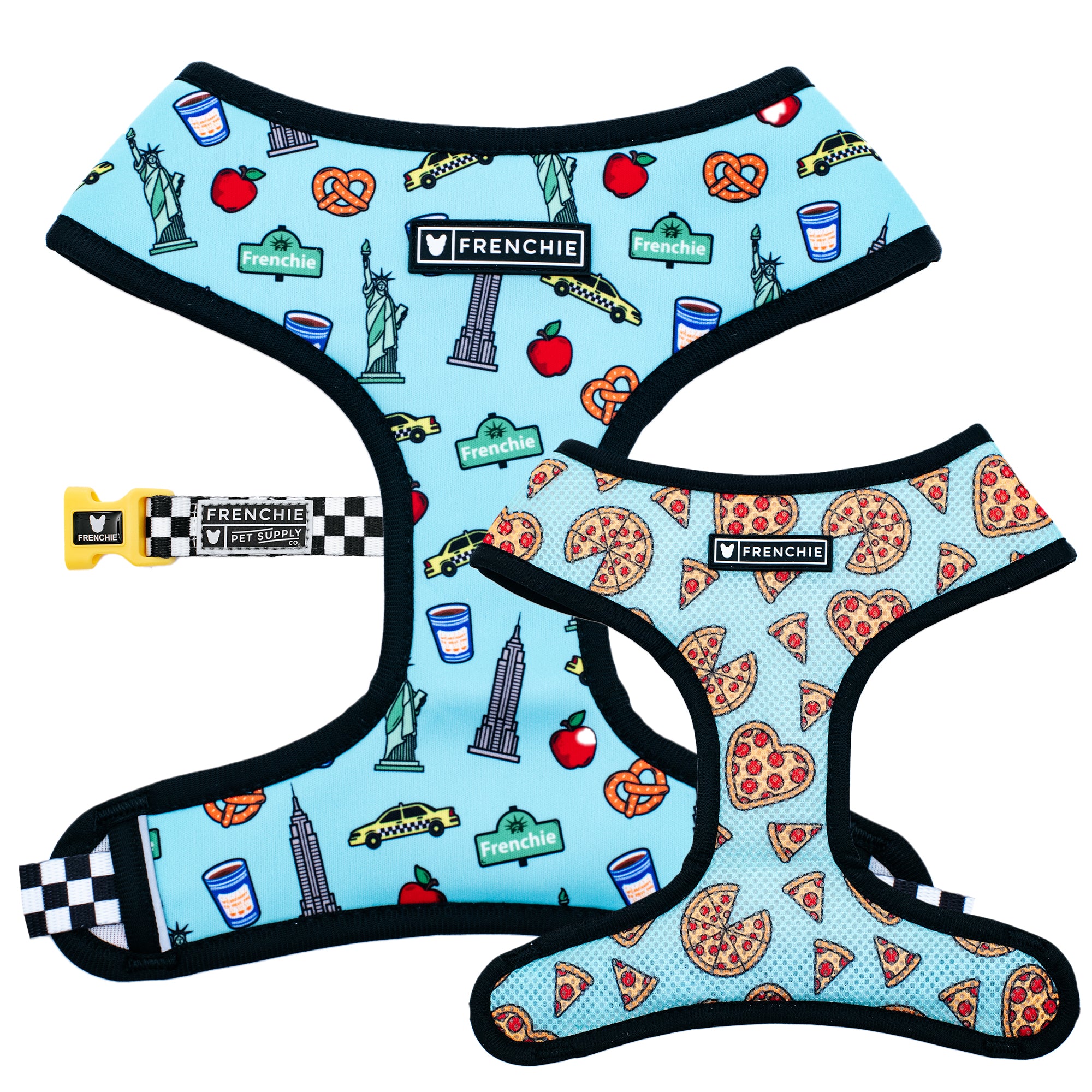 Frenchie Duo Reversible Harness NYC Frenchie Bulldog frenchie-duo-reversible-harness-nyc-frenchie-bulldog