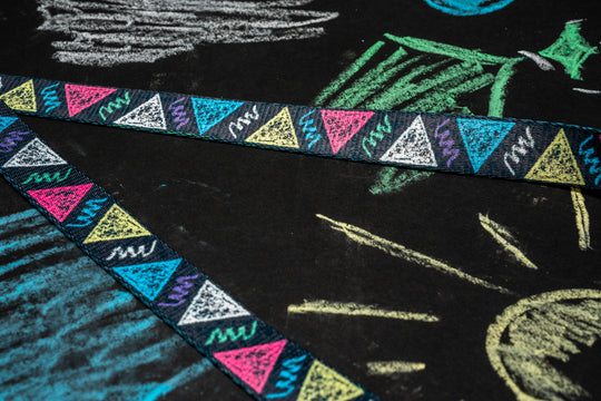 Frenchie Comfort Leash - Chalk Art