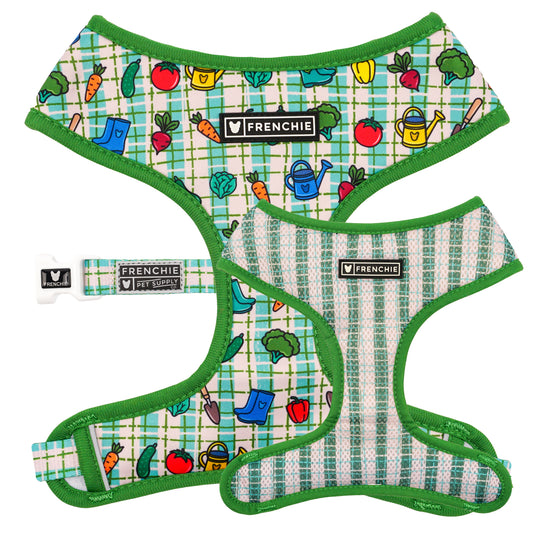 Frenchie Duo Reversible Harness - Veggies