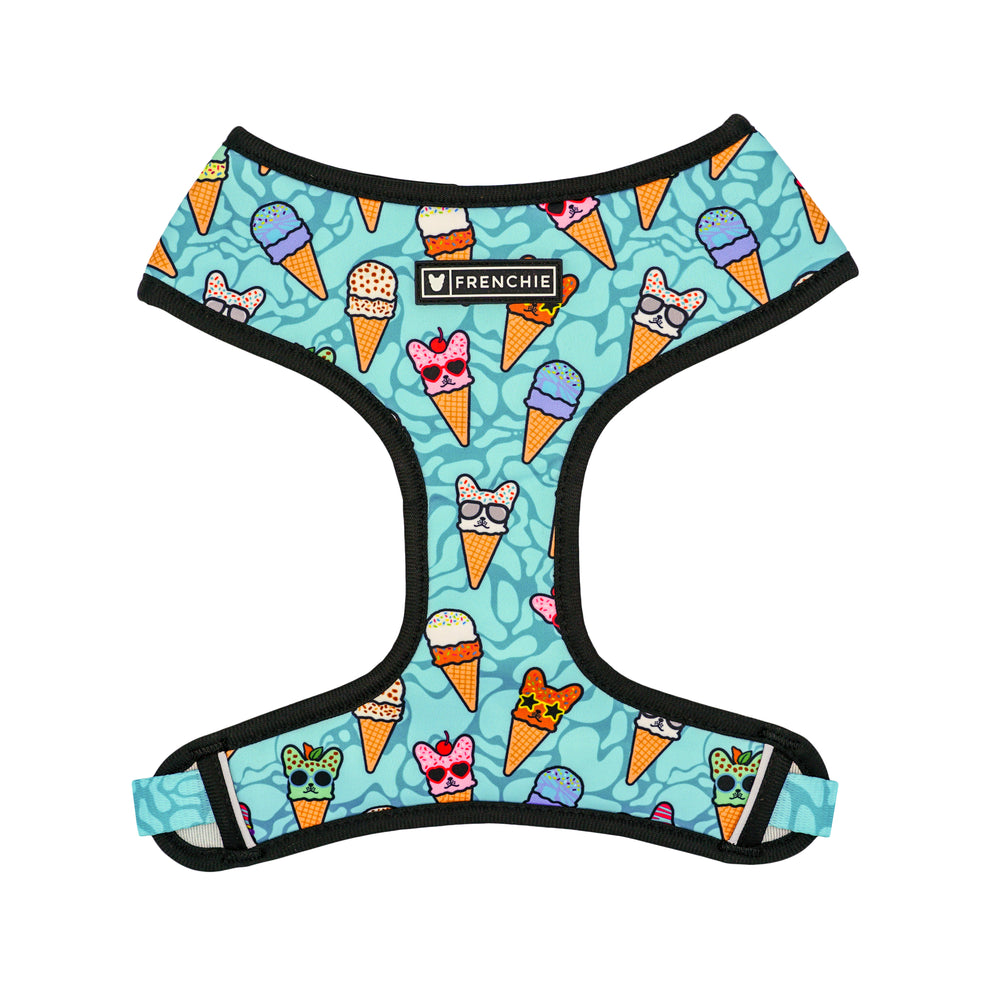 Frenchie Duo Reversible Harness - Frozen Frenzy