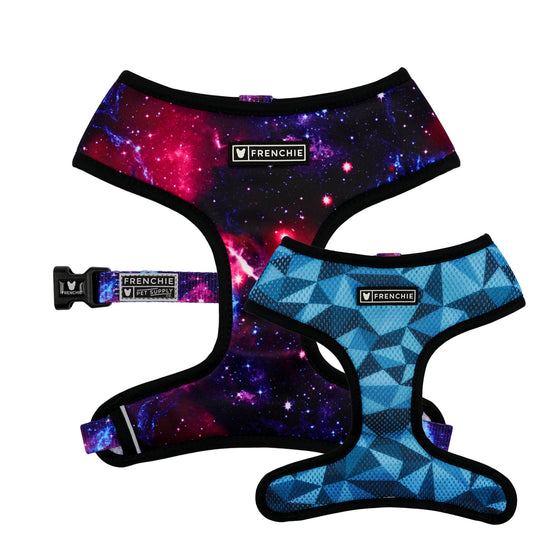 Frenchie Duo Reversible Harness - Galaxy