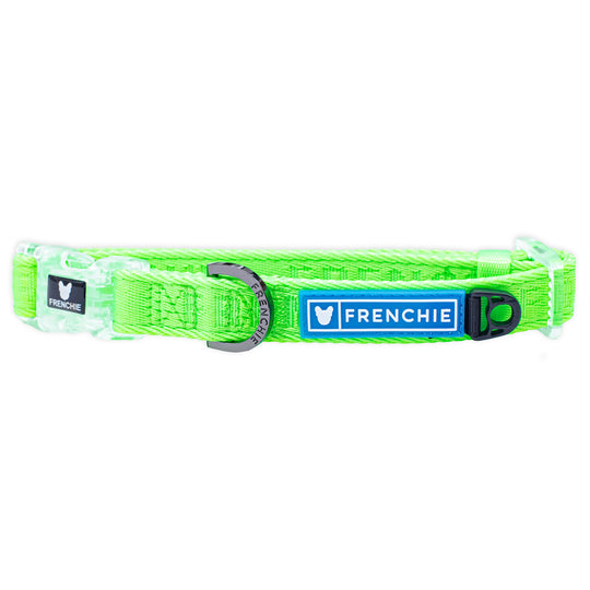 Frenchie Comfort Collar - Neon Green