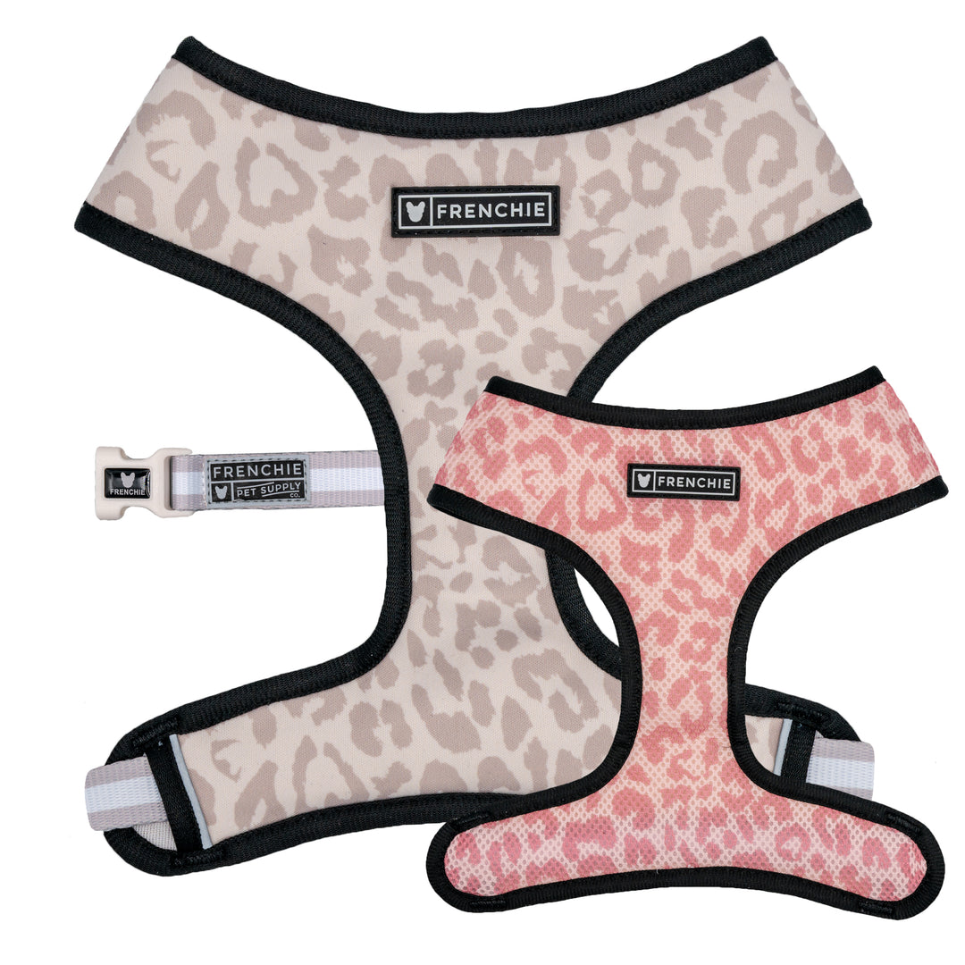 Frenchie Duo Reversible Harness - The Leo- Beige
