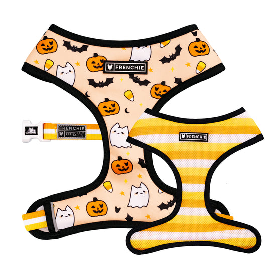 Frenchie Duo Reversible Harness - Spooky