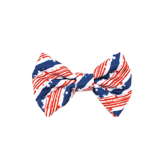 The Minted Bow Tie - Patriot - Frenchie Bulldog - Shop Harnesses for French Bulldogs - Shop French Bulldog Harness - Harnesses for Pugs