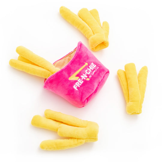 Frenchie Plush Toy - Pink Fries