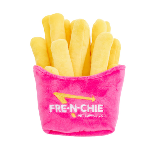 Frenchie Plush Toy - Pink Fries