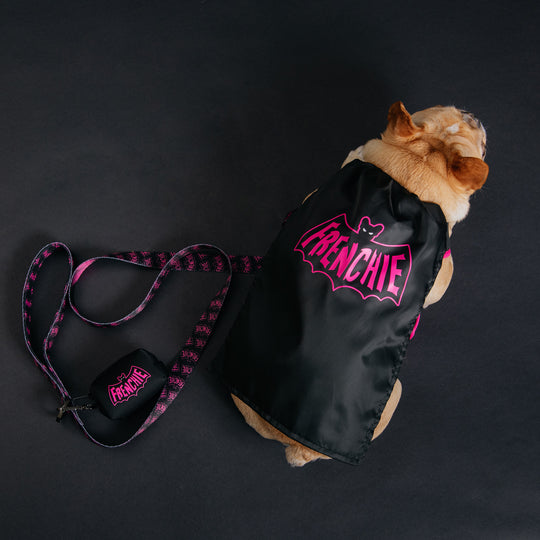 Frenchie Poo Bag Holder - Super Pig (Pink)