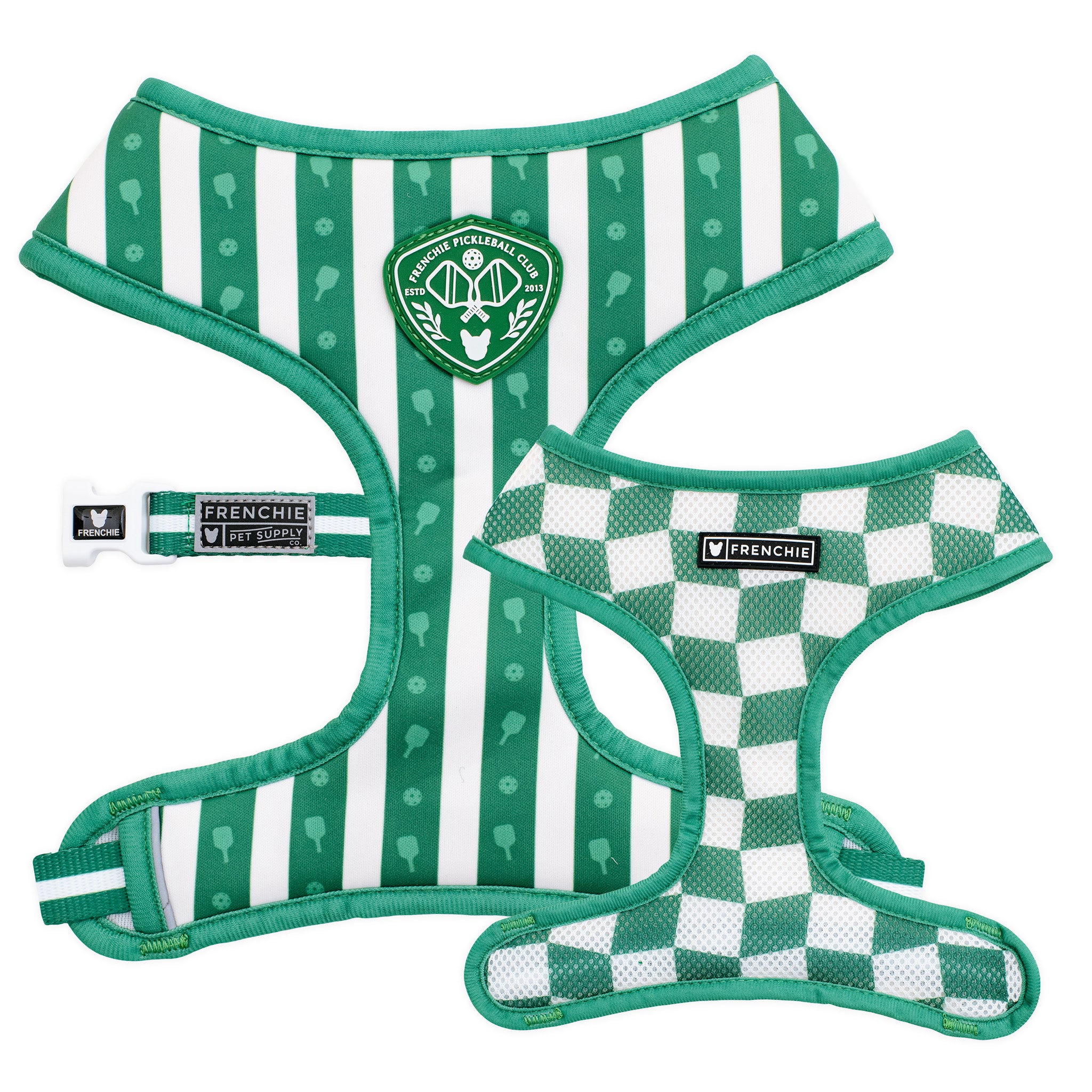 Frenchie Duo Reversible Harness - Pickleball – Frenchie Bulldog