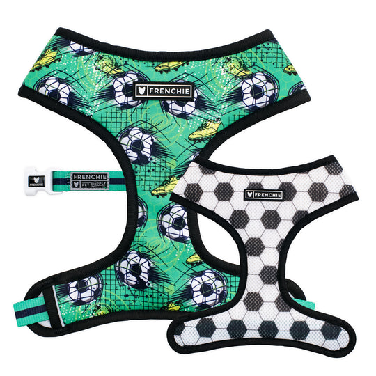 Frenchie Duo Reversible Harness - Soccer