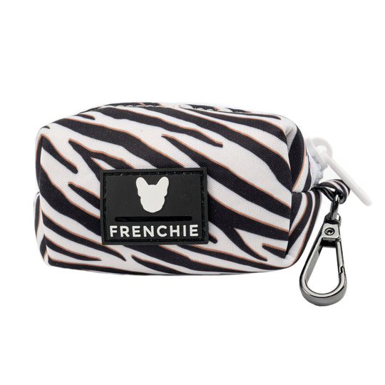 Frenchie Poo Bag Holder - Zebra